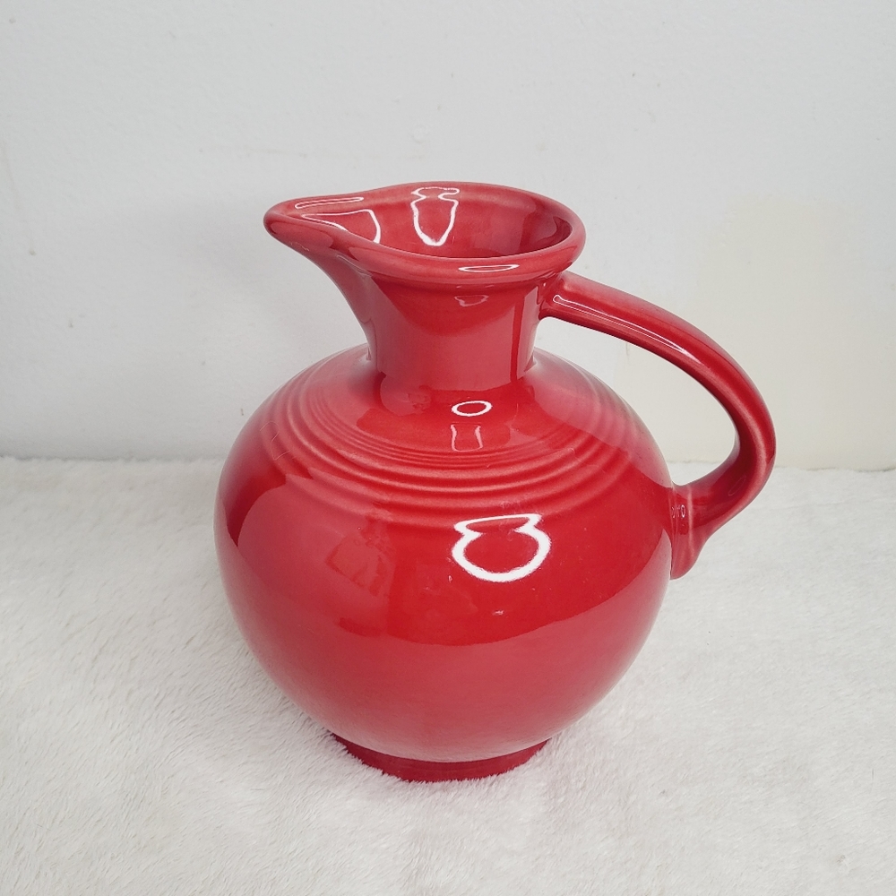 Fiesta Red Ball Pitcher - Picture 3 of 10